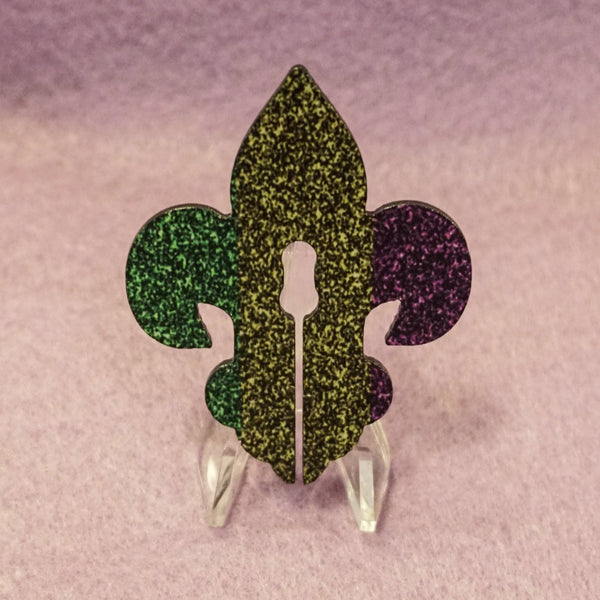 Mardi Gras Fleur de Lis Brand